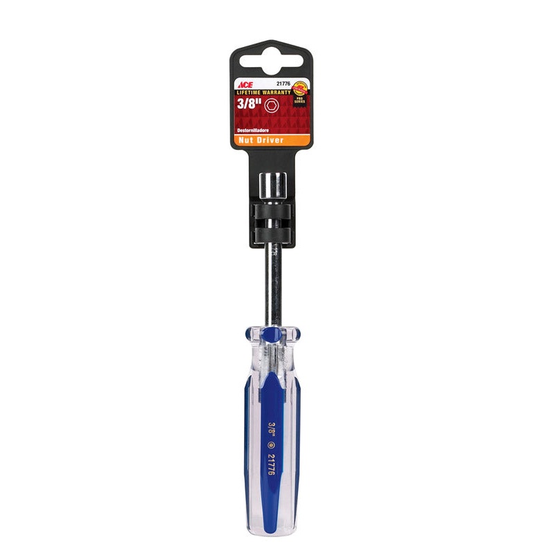 Ace Nut Driver 3/8 in. x 3 in. L 1 pc. Peggable