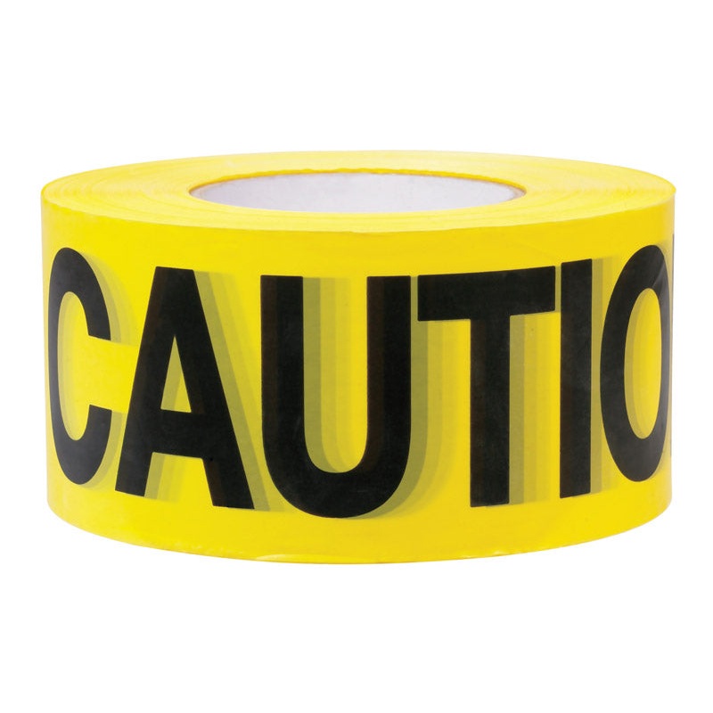 C.H. Hanson 1000 ft. L x 3 in. W Barricade Tape Caution