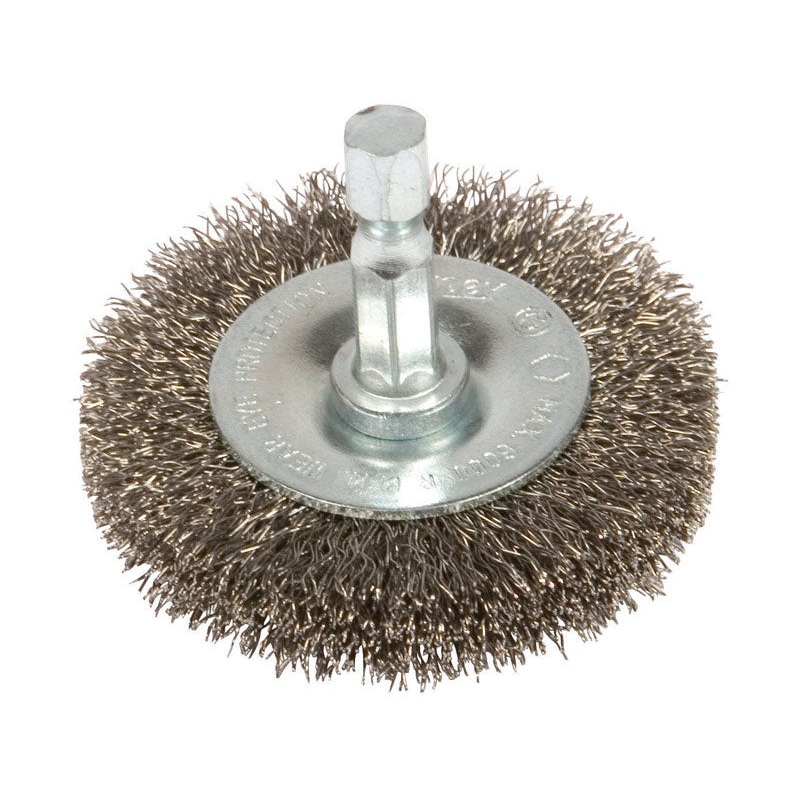Forney 2-1/2 in. Dia. Fine Crimped Wire Wheel Brush 6000 rpm