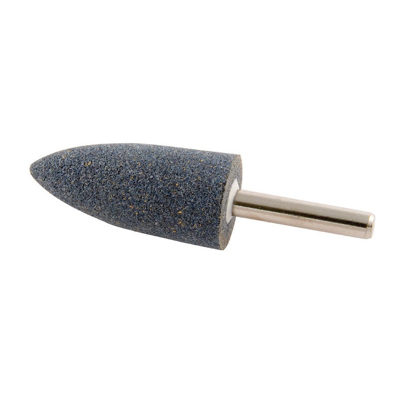 Forney 2 in. Dia. x 3/4 in. L Aluminum Oxide Stem Mounted Point Cone 25420 rpm 1 pc.