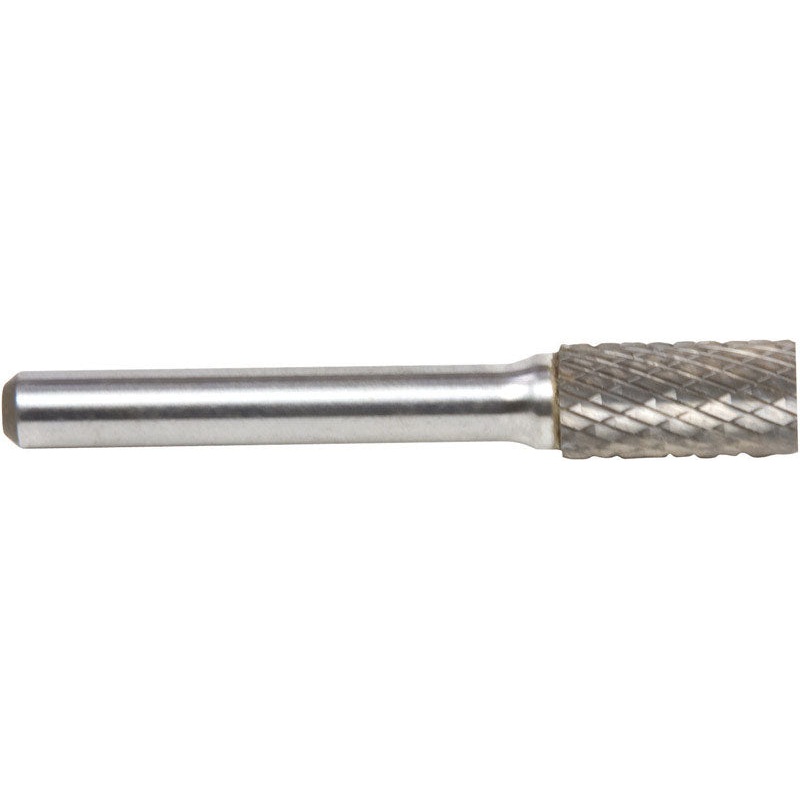 Forney 3/8 in. Dia. x 2.5 in. L Cylinder Burr Tungsten Carbide 1 pc.