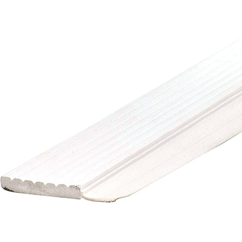 M-D 87700 Garage Door Seal, 9 ft L, Vinyl, White