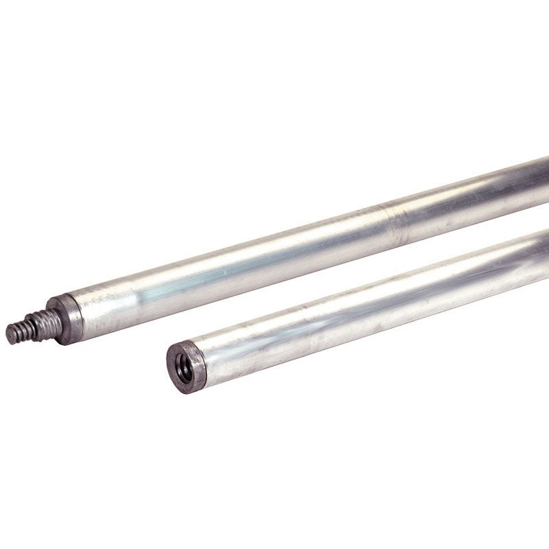 Marshalltown Aluminum Threaded Handle Section 6 ft. L