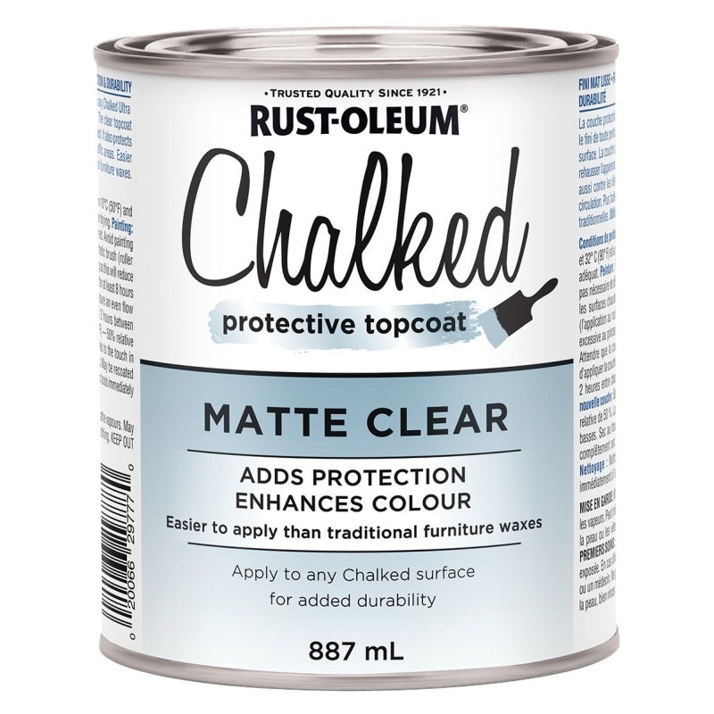 Rust-Oleum 289508 Protective Coating, Matte, Clear, 30 oz