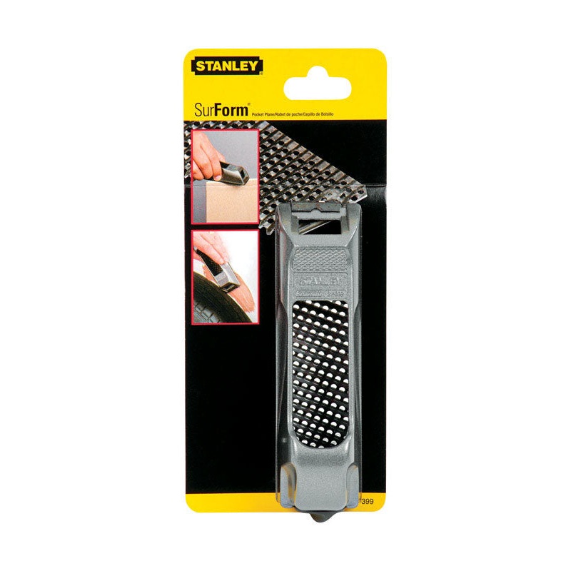 Stanley Surform 6 in. L x 3.8 in. W Pocket Plane Die Cast Alloy Gray