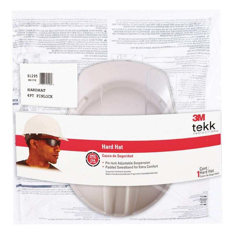 Tekk White Hard Hat Polyethylene