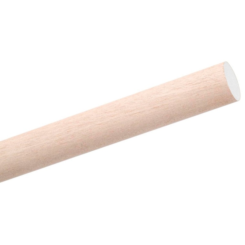 Waddell 6708UB Dowel Rod, 1/2 in Dia, 48 in L, Birchwood, Pack of 20