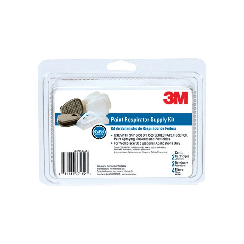 3M Paint Respirator Supply Kit 8 pc.