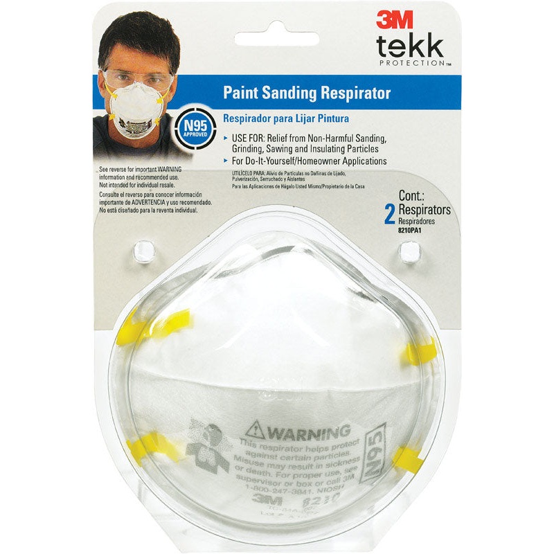3M Paint Sanding Respirator 2 pk