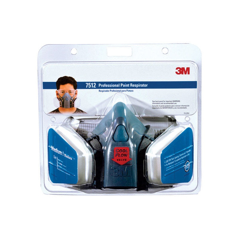 3M Professional Paint Half-Face Mask Respirator 9 pk