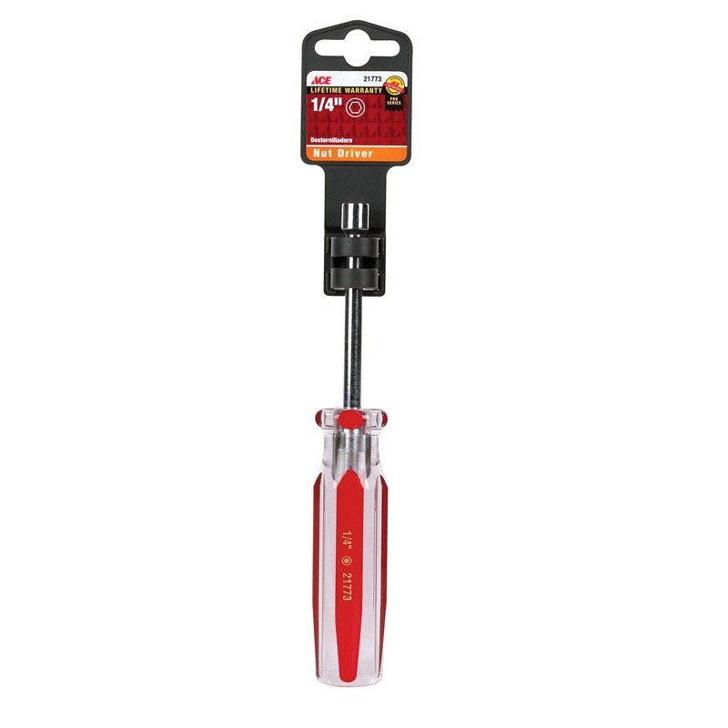 Ace Nut Driver 1/4 in. x 3 in. L 1 pc. Peggable