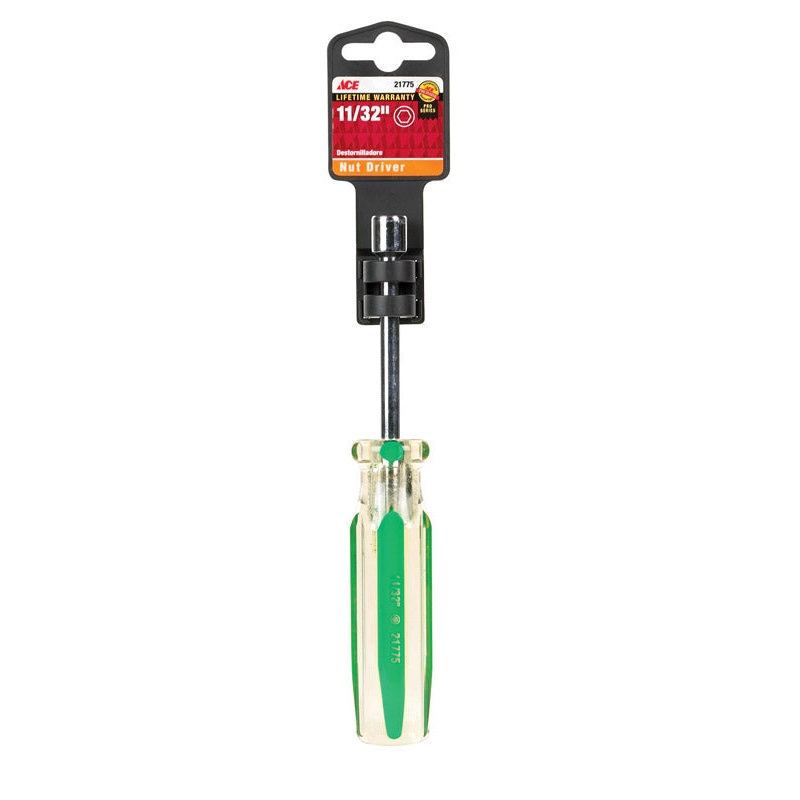 Ace Nut Driver 11/32 in. x 3 in. L 1 pc. Peggable