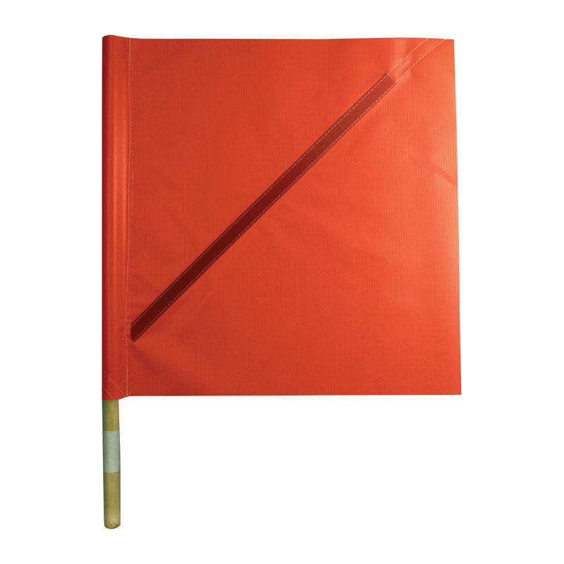 C.H. Hanson Orange Nylon Safety Flag 18 in. W x 18 in. H