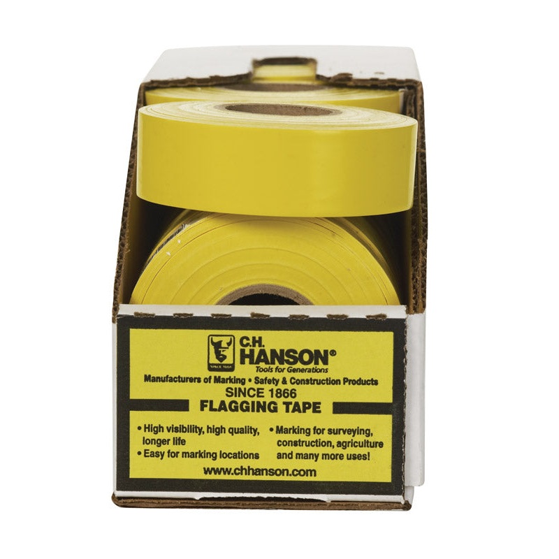 C.H. Hanson Yellow Non-adhesive PVC
