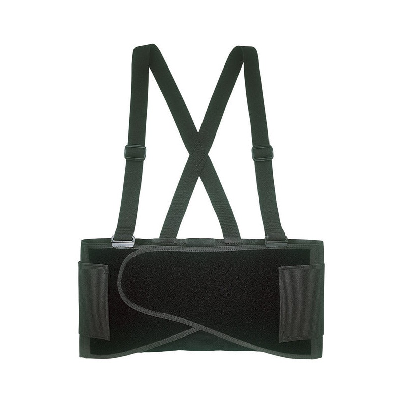 CLC Black Elastic Back Support Belt 32 To 38