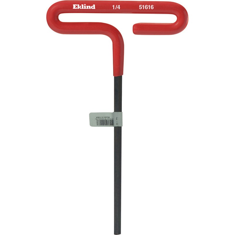 Eklind SAE T-Handle 6 in. L Hex Key 1/4