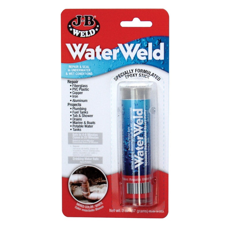 J-B Weld Water Weld Solid Automotive Epoxy 2 oz.