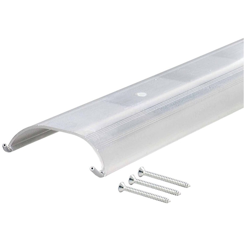 M-D TH009 81687 Top Threshold, 72 in L, 4 in W, Aluminum, Mill