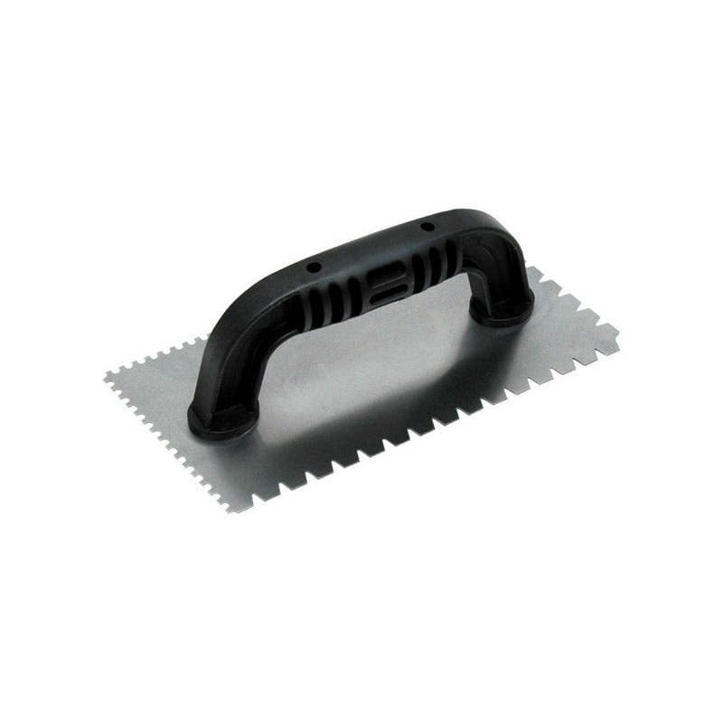 Marshalltown Nu-Pride Steel Dual Notched Trowel 9 in. L x 4 in. W