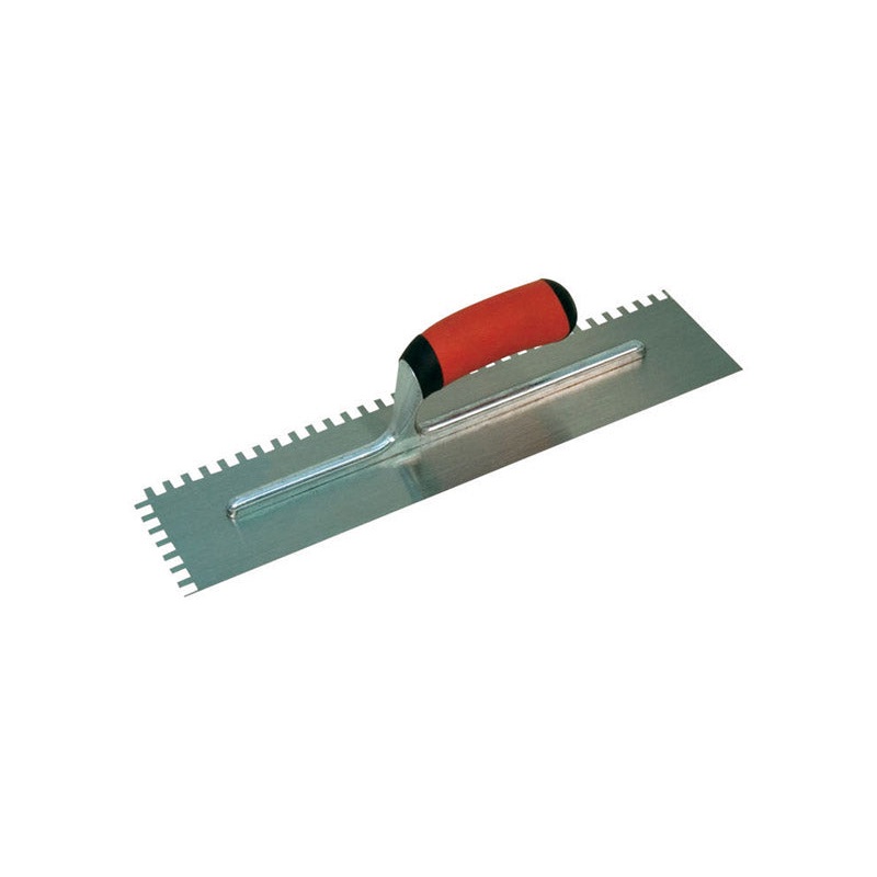 Marshalltown Steel Notched Trowel 11 in. L x 4-1/2 in. W