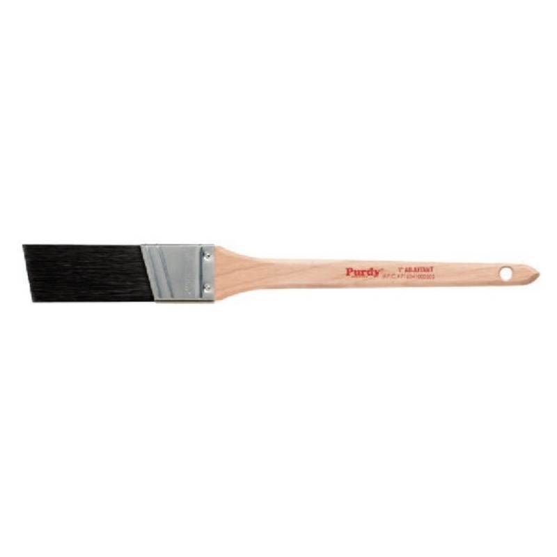 Purdy Adjutant 1 in. W Angle Black China Bristle Trim Paint Brush