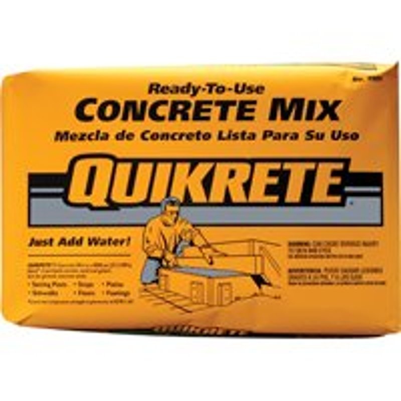 Quikrete 1101-40 Concrete Mixer, Brown/Gray, Pack of 60