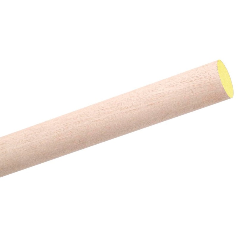 Waddell 35112B Wooden Dowel, 3/4 in Dia, Birchwood, Pack of 8