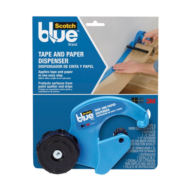 3M Tape and Paper Dispenser Blue 1 pk