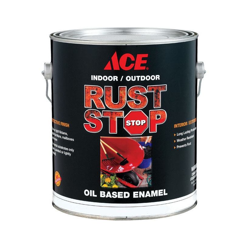 Ace Gloss Mid Tone Rust Stop Oil-based Enamel Paint 400g/L Tintable Base 1 gal.