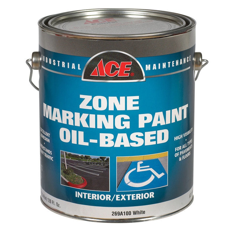 Ace Oil Based Traffic Marking Paint White 1 gal.