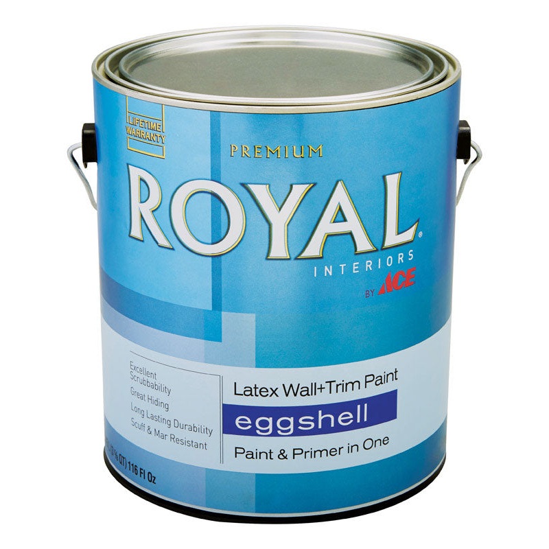Ace Royal Interior Acrylic Latex Wall & Trim Paint Eggshell 1 gal. Neutral Base