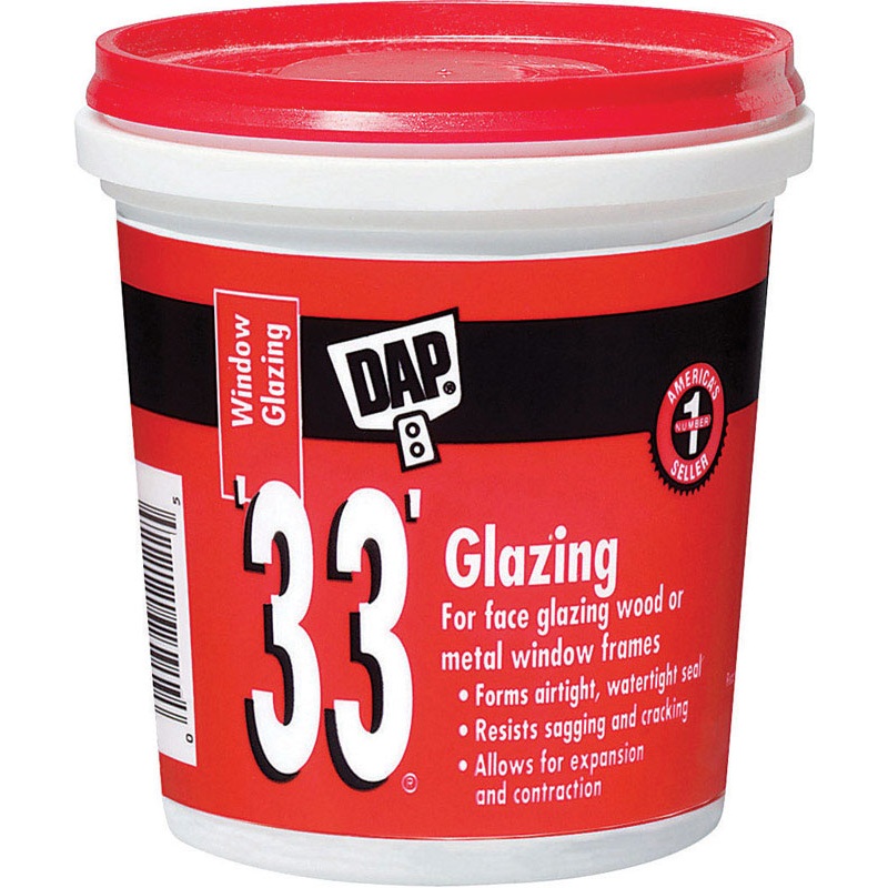 DAP White Glazing Compound 0.5 pt.