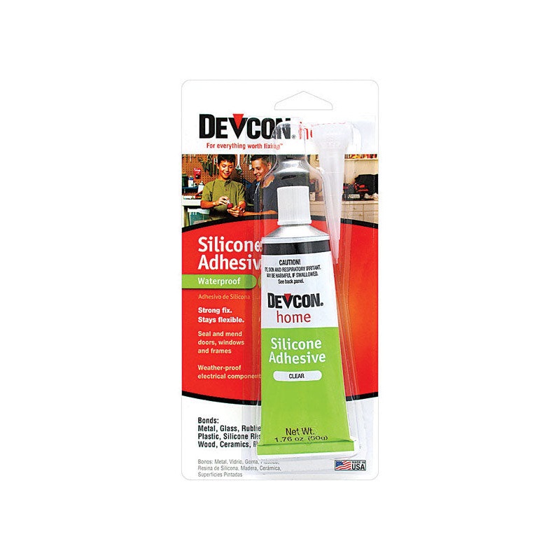 Devcon Home Waterproof Silicone Adhesive 1.76 oz.