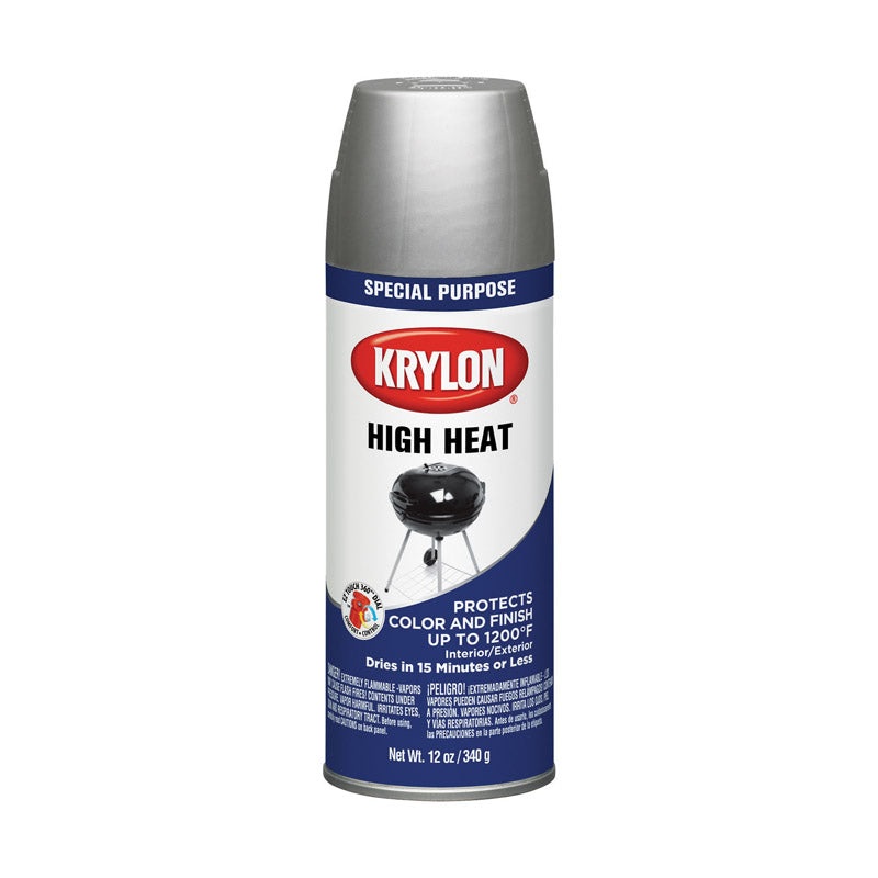 Krylon Aluminum High Heat Spray Paint 12 oz.