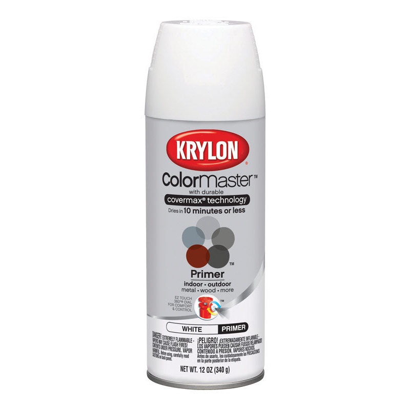Krylon ColorMaster White Smooth Primer Spray 12 oz.