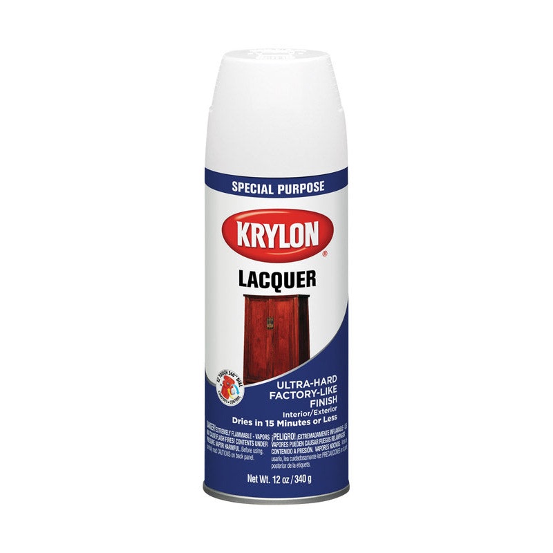 Krylon White Gloss Lacquer Spray 12 oz.