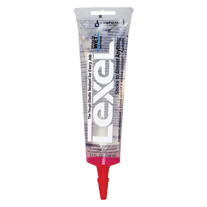 Lexel Sashco Sealant 5 oz. Clear Gloss