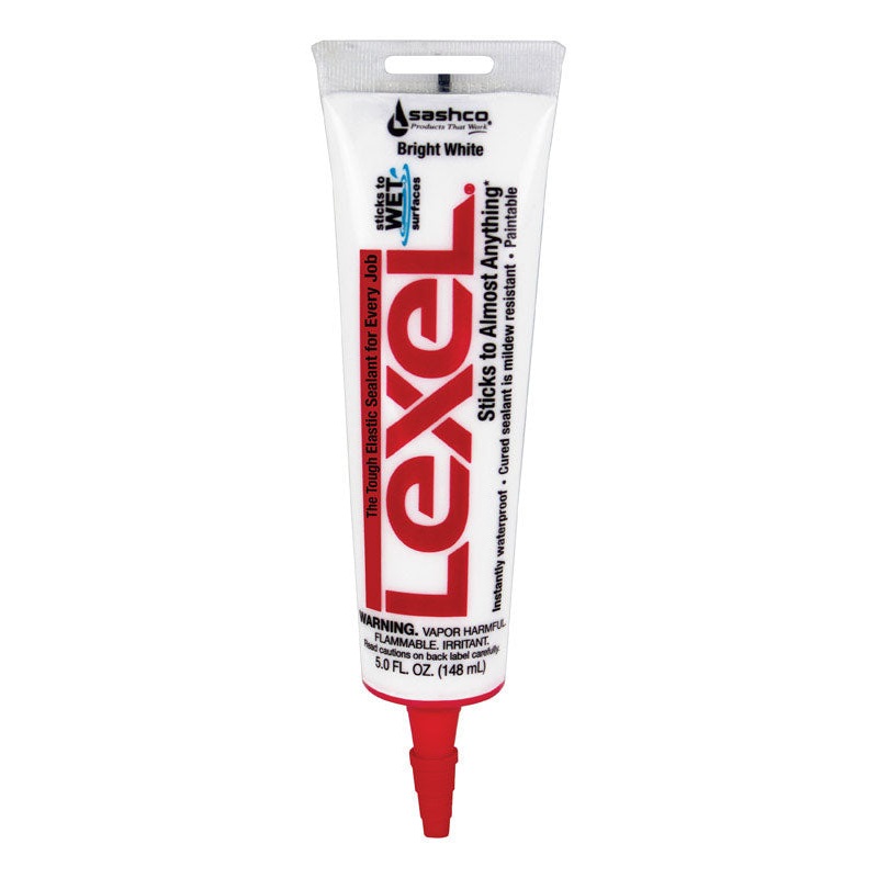 Lexel Sashco Sealant 5 oz. White Gloss