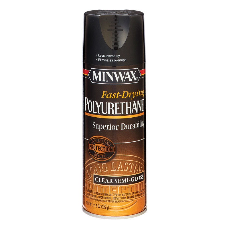Minwax Semi-Gloss Clear Fast-Drying Polyurethane 11.5 oz.