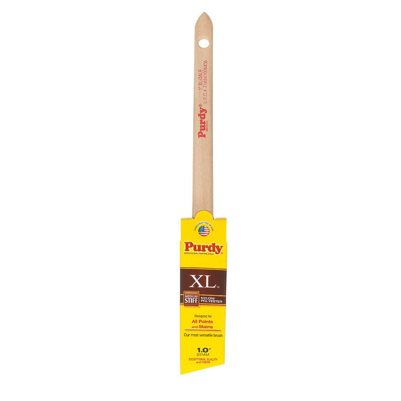 Purdy XL Dale 1 in. W Angle Nylon Polyester Trim Paint Brush