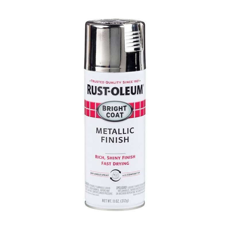 Rust-Oleum Chrome Bright Coat Metallic Spray 11 oz.