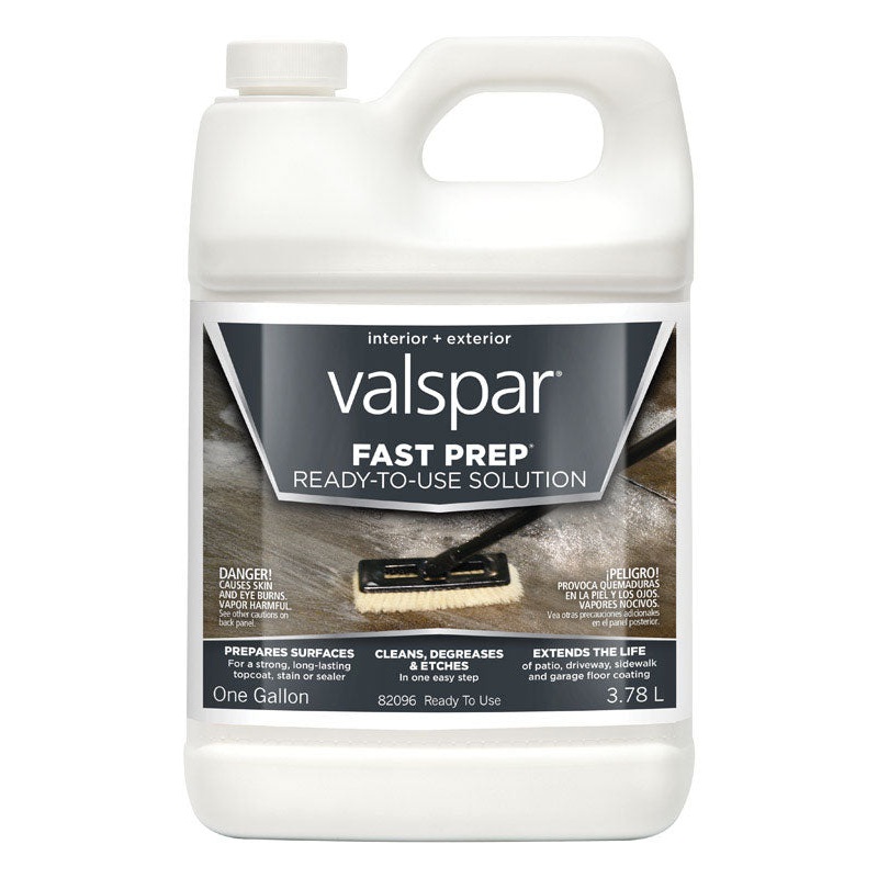 Valspar All-In-One Transparent Fast Prep Concrete Cleaner 1 gal.