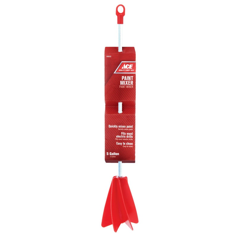 Ace 5 gal. Paint Mixer Polypropylene 5/16 in. W
