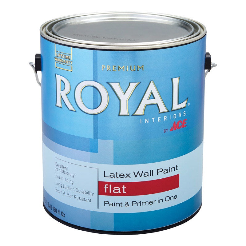 Ace Royal Interior Acrylic Latex Paint Flat 1 gal. Mid-Tone High-Hiding Base