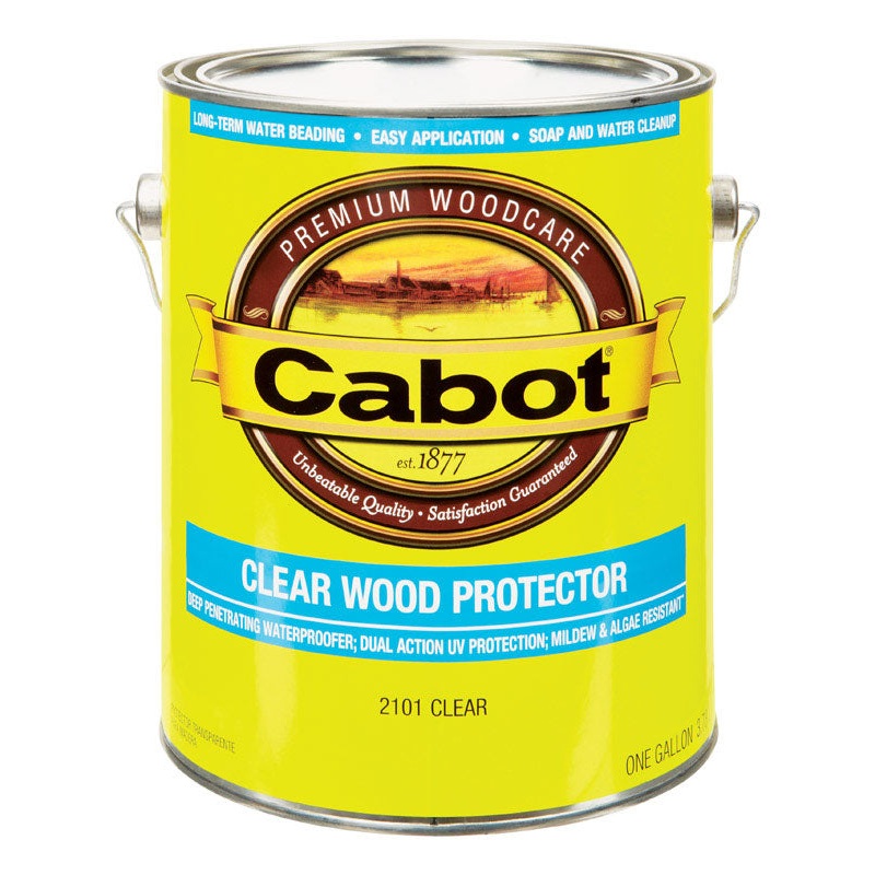 Cabot Clear Water-Based Wood Protector Clear 1 gal.
