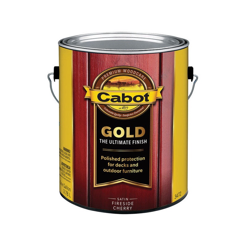 Cabot Gold Transparent Deck Vanish Fireside Cherry 1 gal.
