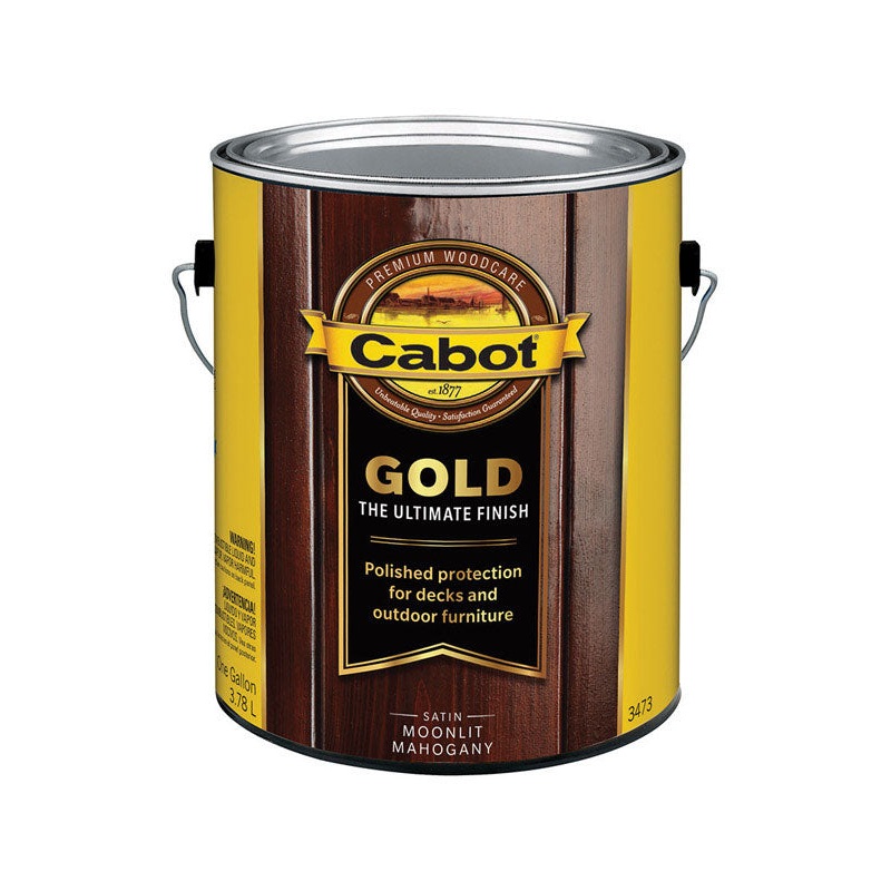 Cabot Gold Transparent Deck Vanish Moonlit Mahogany 1 gal.