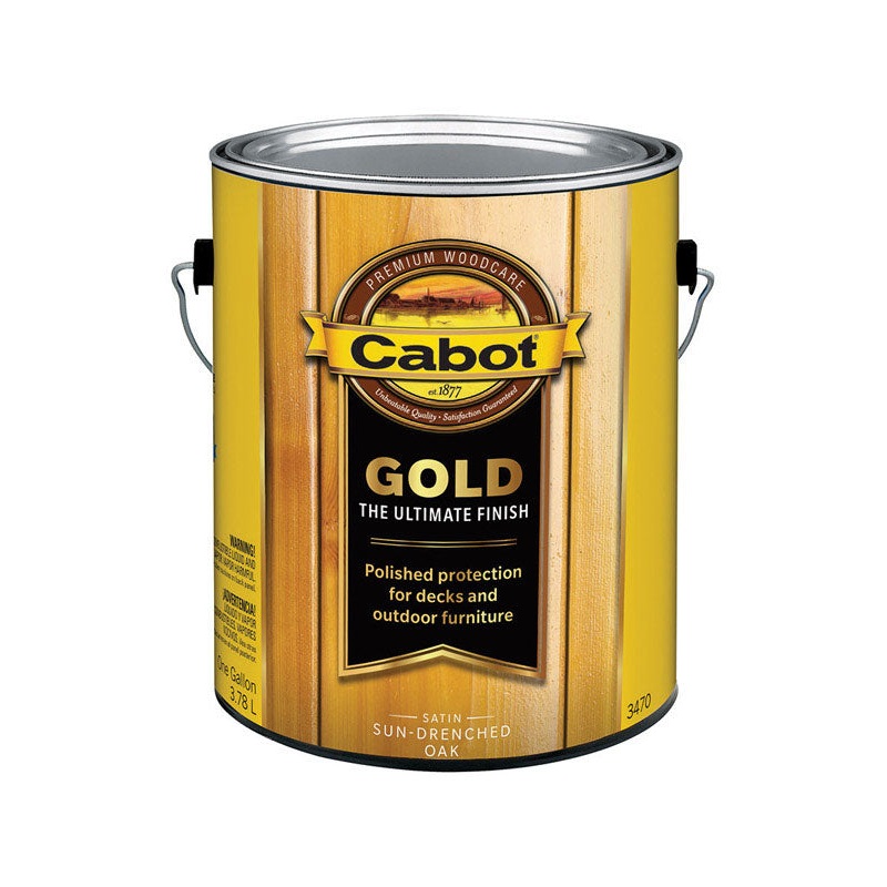 Cabot Gold Transparent Deck Varnish Sun-Drenched Oak 1 gal.
