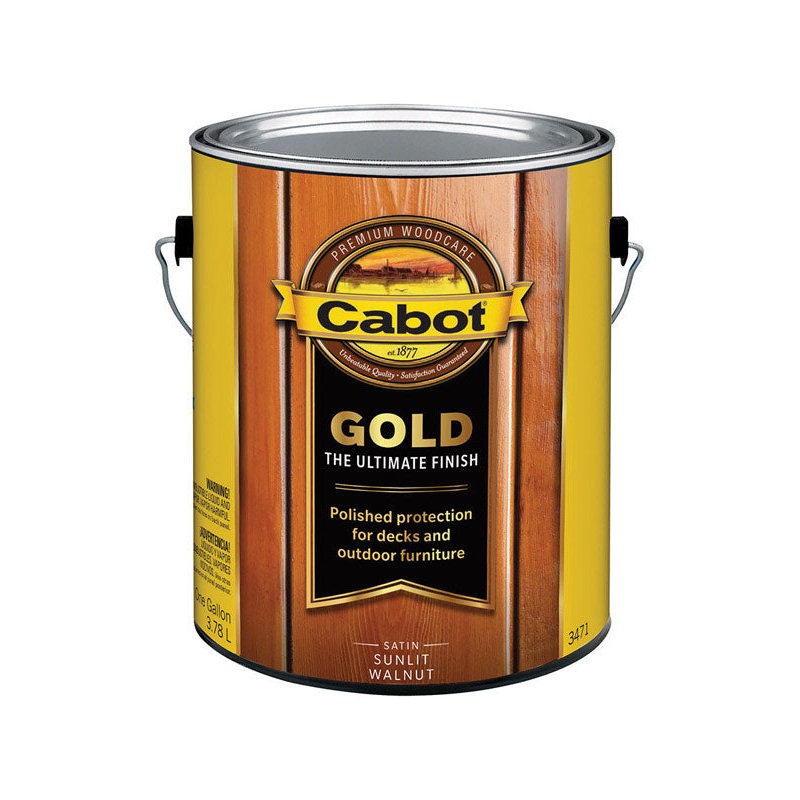 Cabot Gold Transparent Deck Varnish Sunlit Walnut 1 gal.