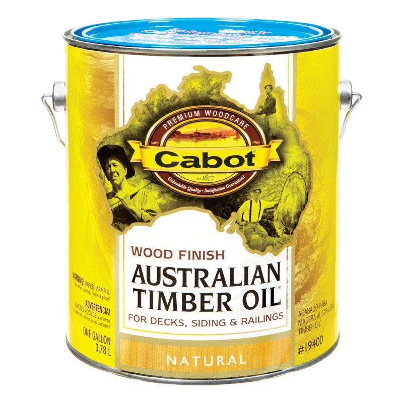 Cabot Wood Finish Transparent Oil-Modified Australian Timber Oil Natural 1 gal.